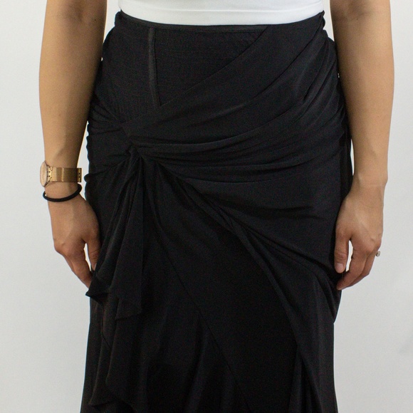 Mischa Badgley Black High Waist Corset Skirt - Picture 1 of 3